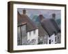 Town Architecture, Shaftesbury, Gold Hill, Dorset, England-Walter Bibikow-Framed Photographic Print