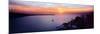 Town at Sunset, Santorini, Cyclades Islands, Greece-null-Mounted Photographic Print
