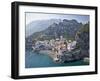 Town at the Waterfront, Amalfi, Atrani, Amalfi Coast, Salerno, Campania, Italy-null-Framed Photographic Print