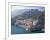 Town at the Waterfront, Amalfi, Atrani, Amalfi Coast, Salerno, Campania, Italy-null-Framed Photographic Print