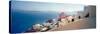 Town at the Waterfront, Santorini, Cyclades Islands, Greece-null-Stretched Canvas