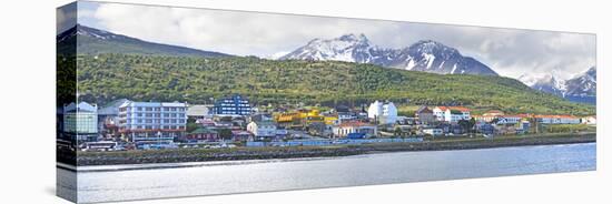 Town at Waterfront, Ushuaia, Tierra Del Fuego, Argentina-null-Stretched Canvas