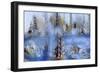 Town Blue-RUNA-Framed Giclee Print