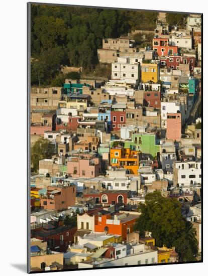 Town Buildings along Northern Valley, Guanajuato State, Mexico-Walter Bibikow-Mounted Photographic Print