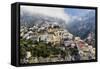 Town Built on a Hillside, Positano, Italy-George Oze-Framed Stretched Canvas