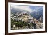 Town Built on a Hillside, Positano, Italy-George Oze-Framed Photographic Print