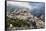 Town Built on a Hillside, Positano, Italy-George Oze-Framed Stretched Canvas