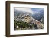 Town Built on a Hillside, Positano, Italy-George Oze-Framed Premium Photographic Print