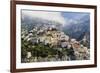 Town Built on a Hillside, Positano, Italy-George Oze-Framed Photographic Print