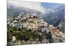 Town Built on a Hillside, Positano, Italy-George Oze-Mounted Photographic Print