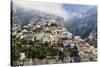 Town Built on a Hillside, Positano, Italy-George Oze-Stretched Canvas