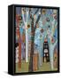 Town Cat 1-Karla Gerard-Framed Stretched Canvas