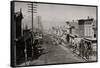 Town Center Leadville, Colorado, ca. 1880s-1890-J. Collier-Framed Stretched Canvas