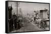 Town Center Leadville, Colorado, ca. 1880s-1890-J. Collier-Framed Stretched Canvas