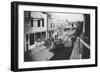 Town Center, Nome Alaska With Men In Suits-null-Framed Art Print