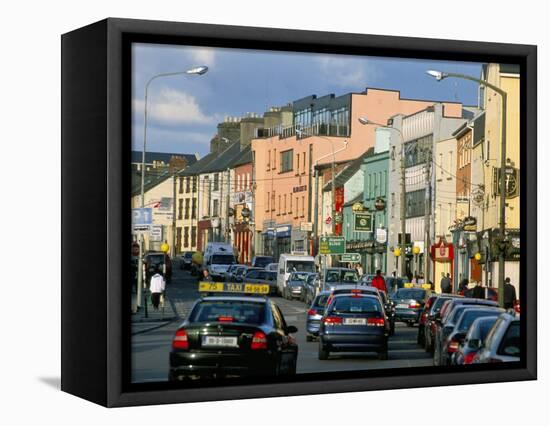 Town Centre, Galway, County Galway, Connacht, Eire (Ireland)-Bruno Barbier-Framed Stretched Canvas