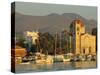 Town Church and Waterfront, Aegina, Argo-Saronic Islands, Greece, Europe-Lee Frost-Stretched Canvas