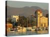 Town Church and Waterfront, Aegina, Argo-Saronic Islands, Greece, Europe-Lee Frost-Stretched Canvas