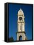 Town Clock On Main Street, Dubuque, Iowa-Walter Bibikow-Framed Stretched Canvas