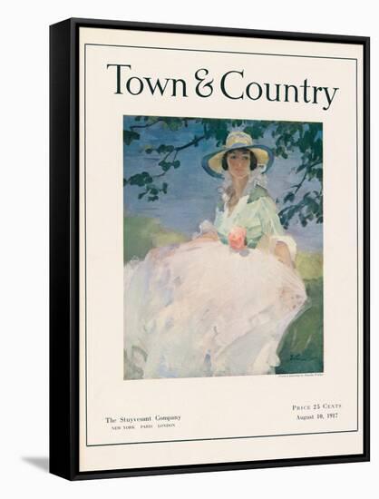 Town & Country, August 10th, 1917-null-Framed Stretched Canvas