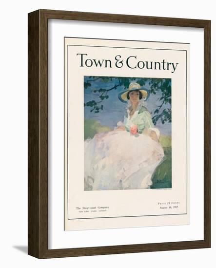 Town & Country, August 10th, 1917-null-Framed Art Print