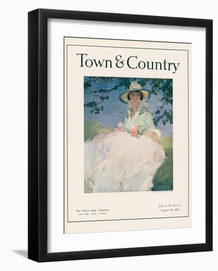 Town & Country, August 10th, 1917-null-Framed Art Print