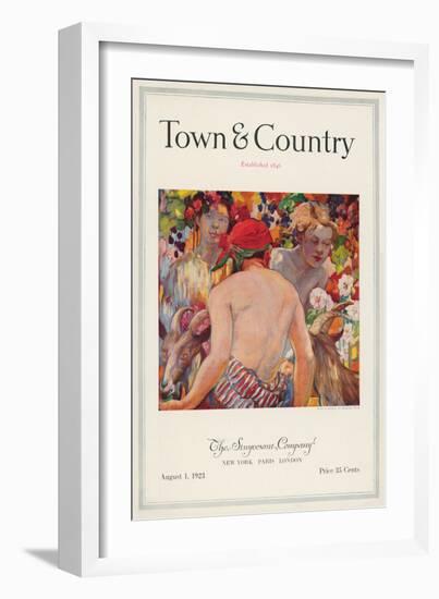 Town & Country, August 1st, 1923-null-Framed Art Print