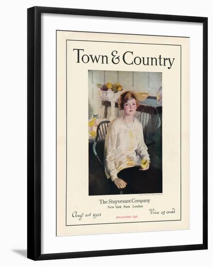 Town & Country, August 20th, 1921-null-Framed Art Print