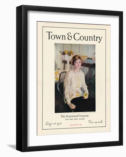 Town & Country, August 20th, 1921-null-Framed Art Print