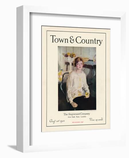 Town & Country, August 20th, 1921-null-Framed Art Print