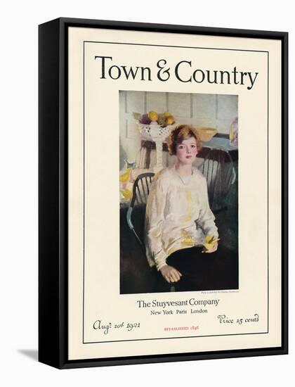 Town & Country, August 20th, 1921-null-Framed Stretched Canvas