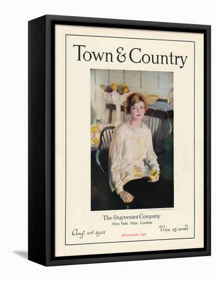 Town & Country, August 20th, 1921-null-Framed Stretched Canvas