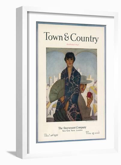 Town & Country, December 15th, 1922-null-Framed Art Print