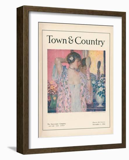 Town & Country, December 1st, 1916-null-Framed Art Print