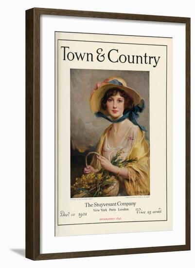 Town & Country, December 1st, 1921-null-Framed Art Print