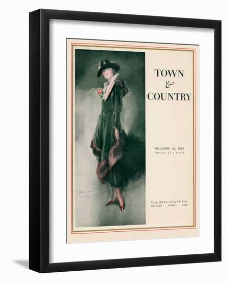 Town & Country, December 20th, 1915-null-Framed Art Print