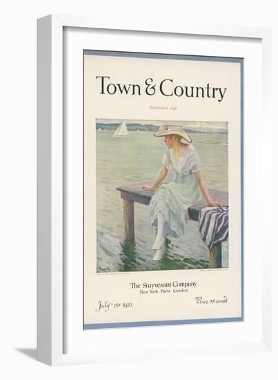 Town & Country, July 15th, 1923-null-Framed Art Print