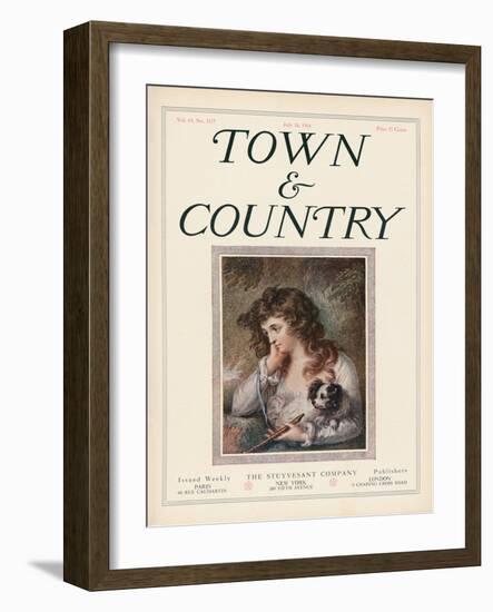 Town & Country, July 18th, 1914-null-Framed Art Print