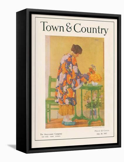 Town & Country, July 20th, 1917-null-Framed Stretched Canvas