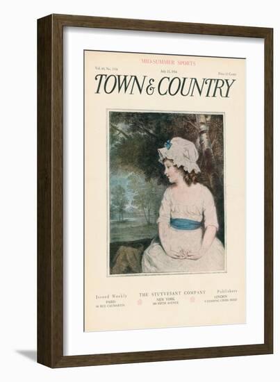 Town & Country, July 25th, 1914-null-Framed Art Print