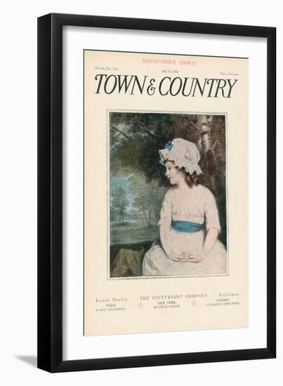 Town & Country, July 25th, 1914-null-Framed Art Print