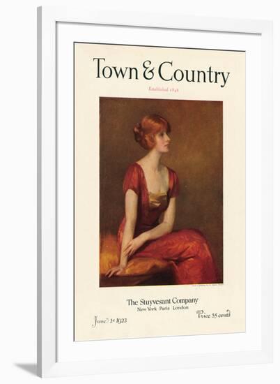 Town & Country, June 1st, 1923-null-Framed Art Print