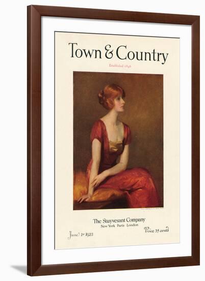 Town & Country, June 1st, 1923-null-Framed Art Print