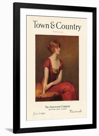 Town & Country, June 1st, 1923-null-Framed Art Print