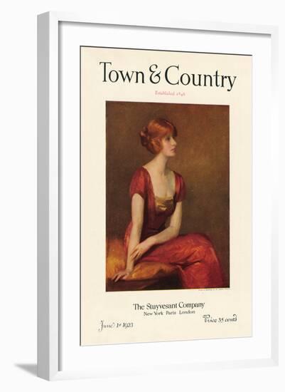 Town & Country, June 1st, 1923-null-Framed Art Print