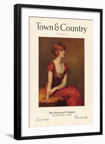 Town & Country, June 1st, 1923-null-Framed Art Print