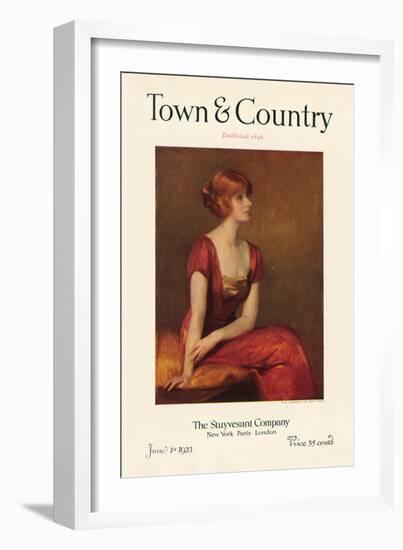 Town & Country, June 1st, 1923-null-Framed Art Print