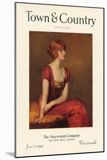 Town & Country, June 1st, 1923-null-Mounted Art Print