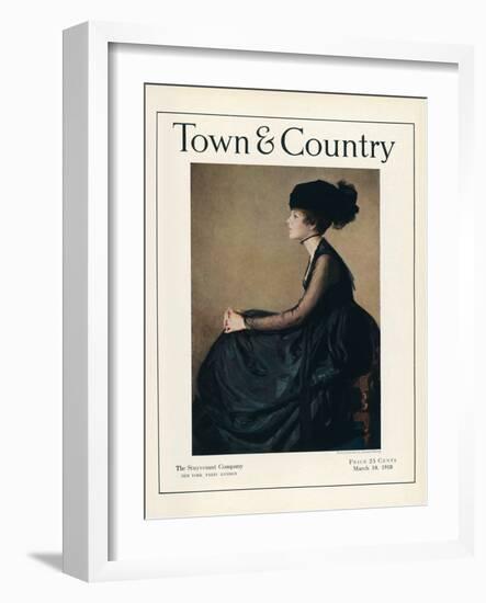 Town & Country, March 10th, 1918-null-Framed Art Print