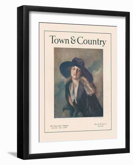 Town & Country, May 1st, 1917-null-Framed Art Print